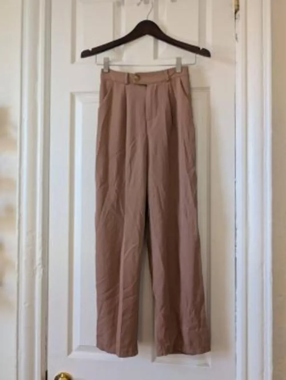 brown slacks/pants